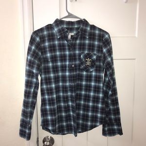 Plaid button up